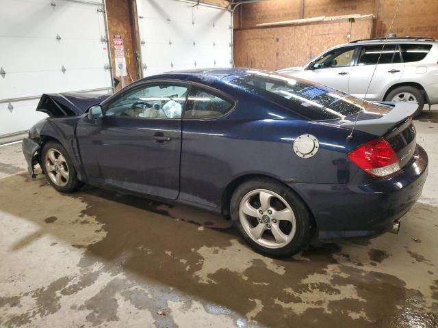 KMHHM65DX5U166396 - 2005 HYUNDAI TIBURON BLUE photo 2