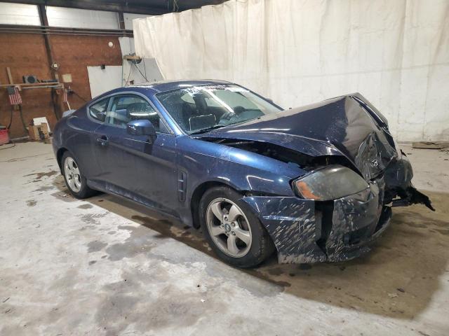 KMHHM65DX5U166396 - 2005 HYUNDAI TIBURON BLUE photo 4