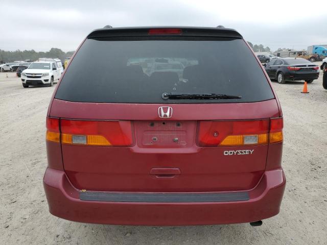 5FNRL186X3B108774 - 2003 HONDA ODYSSEY EX MAROON photo 6