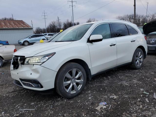 5FRYD4H86EB001234 - 2014 ACURA MDX ADVANCE WHITE photo 1