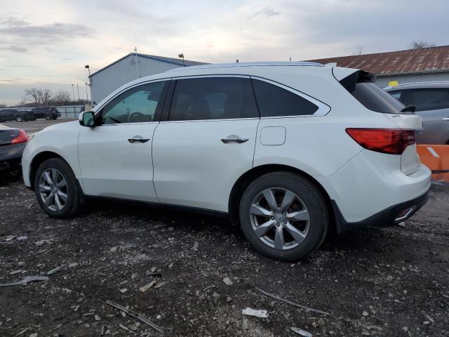 5FRYD4H86EB001234 - 2014 ACURA MDX ADVANCE WHITE photo 2