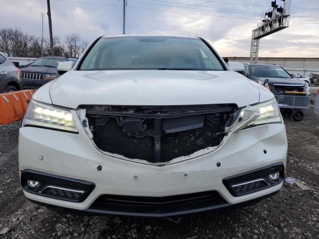 5FRYD4H86EB001234 - 2014 ACURA MDX ADVANCE WHITE photo 5