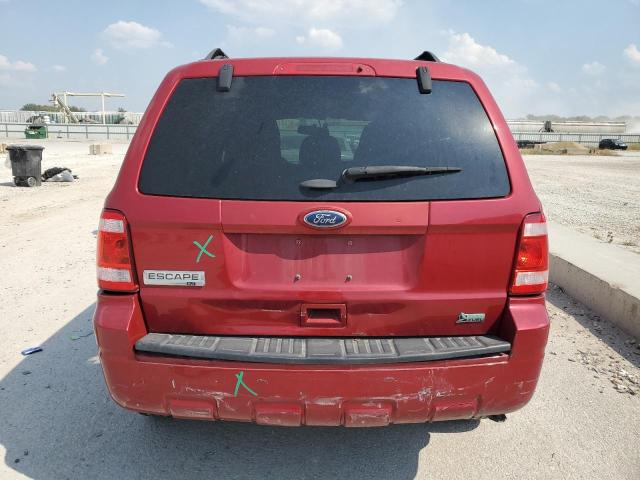 1FMCU0DGXBKB71737 - 2011 FORD ESCAPE XLT RED photo 6