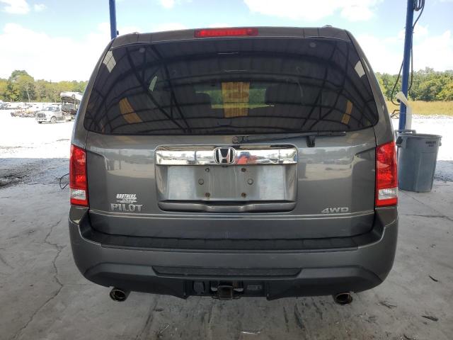 5FNYF4H51DB008317 - 2013 HONDA PILOT EXL GRAY photo 6