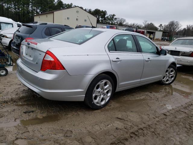 3FAHP0HA5AR406259 - 2010 FORD FUSION SE SILVER photo 3