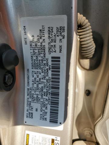 JTEBT14R750047057 - 2005 TOYOTA 4RUNNER SR5 TAN photo 13