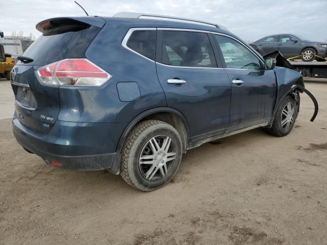 5N1AT2MV9EC836646 - 2014 NISSAN ROGUE S BLUE photo 3