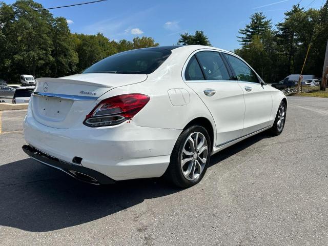 WDDWF4KB6GR148065 - 2016 MERCEDES-BENZ C 300 4MATIC WHITE photo 3