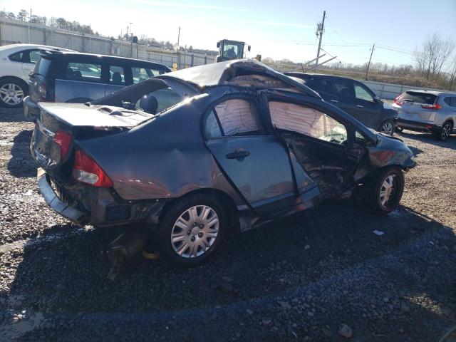 2HGFA16369H347874 - 2009 HONDA CIVIC VP GRAY photo 3