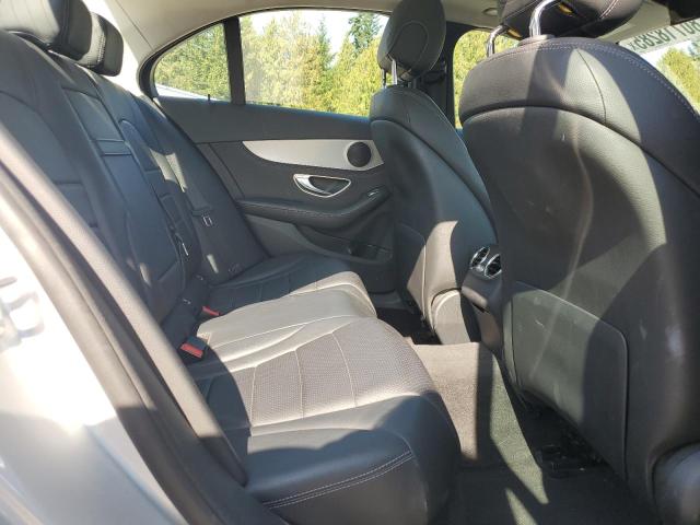 55SWF4KB8GU099952 - 2016 MERCEDES-BENZ C 300 4MATIC SILVER photo 10