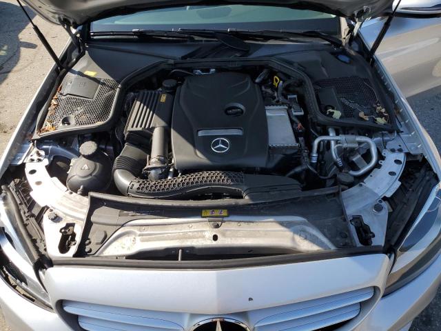55SWF4KB8GU099952 - 2016 MERCEDES-BENZ C 300 4MATIC SILVER photo 11