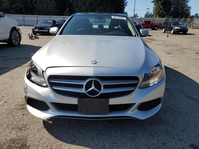 55SWF4KB8GU099952 - 2016 MERCEDES-BENZ C 300 4MATIC SILVER photo 5