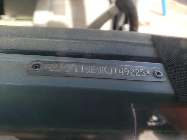 2J4FY19E9KJ149225 - 1989 JEEP WRANGLER / BLACK photo 12