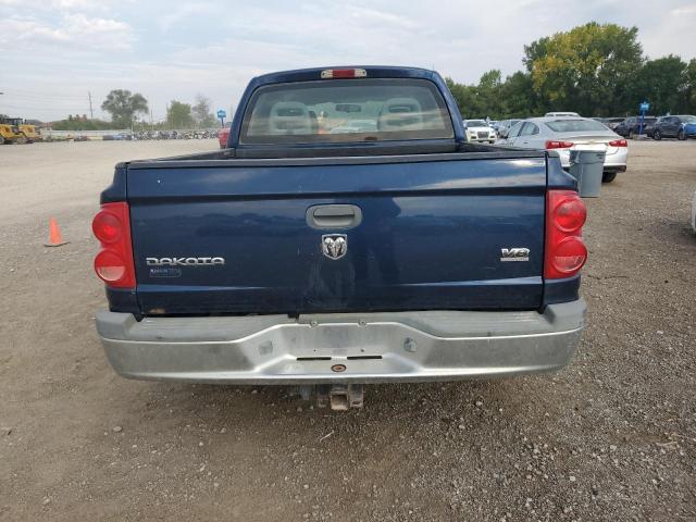 1D7HW48N86S645670 - 2006 DODGE DAKOTA QUAD SLT ლურჯი ფოტო 6