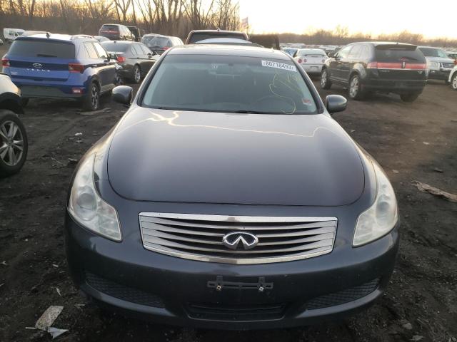 JNKBV61F98M278334 - 2008 INFINITI G35 BLACK photo 5