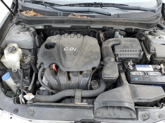 5NPEB4AC4DH725710 - 2013 HYUNDAI SONATA GLS SILVER photo 11