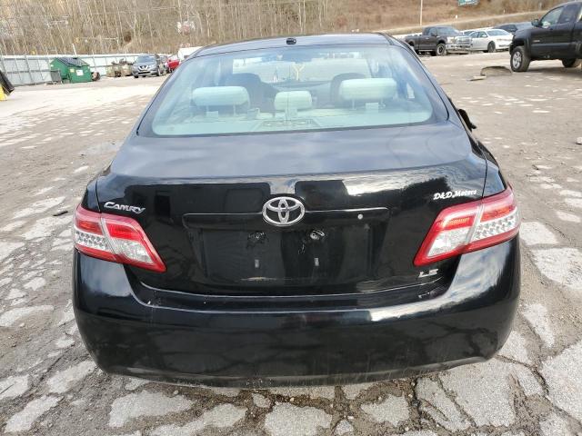 4T1BF3EK6AU089520 - 2010 TOYOTA CAMRY BASE BLACK photo 6