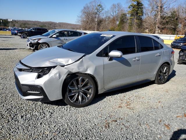 5YFS4MCE8NP107872 - 2022 TOYOTA COROLLA SE SILVER photo 1