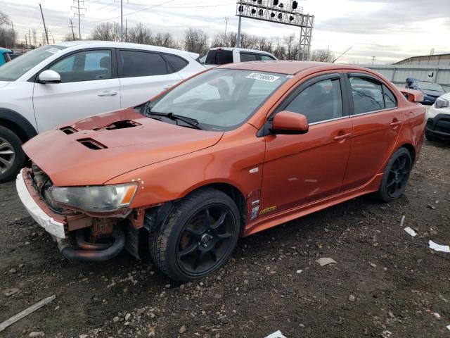 JA3AV66V39U029850 - 2009 MITSUBISHI LANCER RALLIART ORANGE photo 1