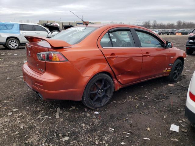 JA3AV66V39U029850 - 2009 MITSUBISHI LANCER RALLIART ORANGE photo 3