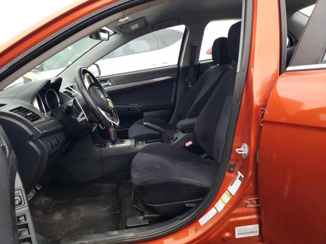 JA3AV66V39U029850 - 2009 MITSUBISHI LANCER RALLIART ORANGE photo 7