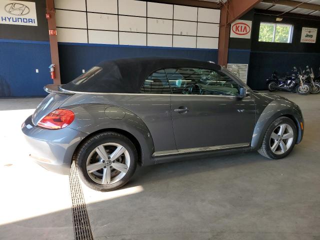 3VW5P7AT2DM821636 - 2013 VOLKSWAGEN BEETLE GRAY photo 3
