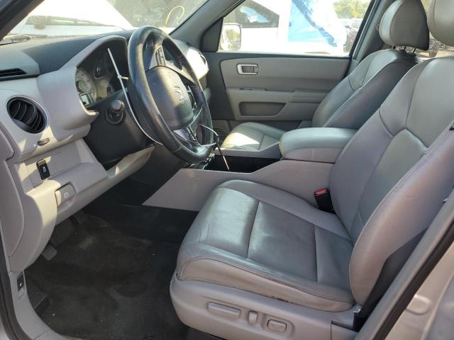 5FNYF4H57EB013331 - 2014 HONDA PILOT EXL SILVER photo 7