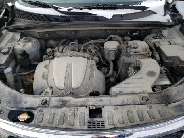 5XYKUDA20BG075945 - 2011 KIA SORENTO EX SILVER photo 12