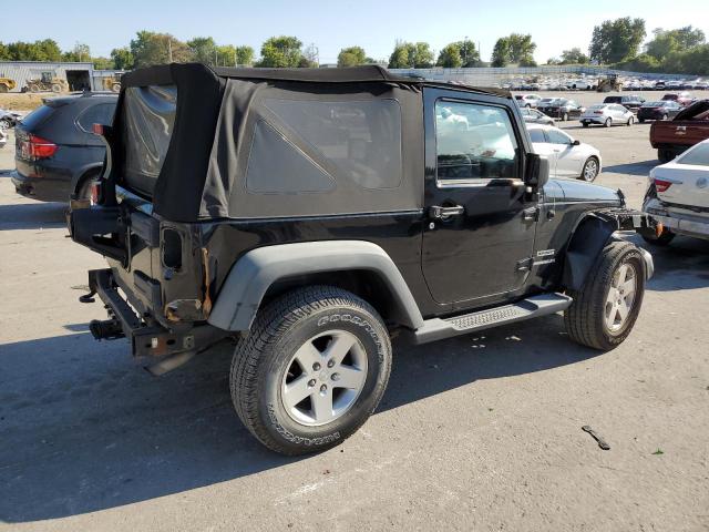 1C4AJWAG1DL547962 - 2013 JEEP WRANGLER SPORT BLACK photo 3