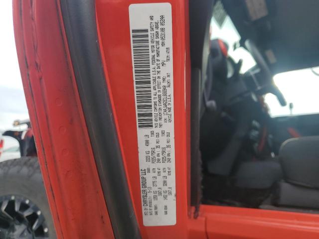 1C4AJWAG5DL666940 - 2013 JEEP WRANGLER SPORT 红色 照片 12