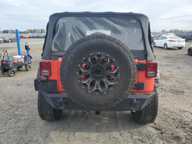 1C4AJWAG5DL666940 - 2013 JEEP WRANGLER SPORT 红色 照片 6