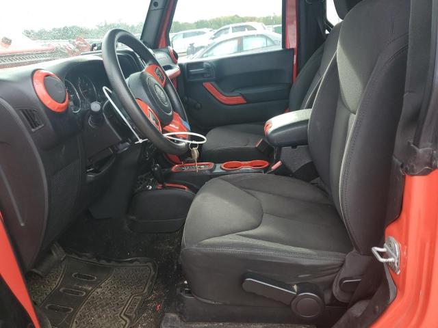 1C4AJWAG5DL666940 - 2013 JEEP WRANGLER SPORT 红色 照片 7