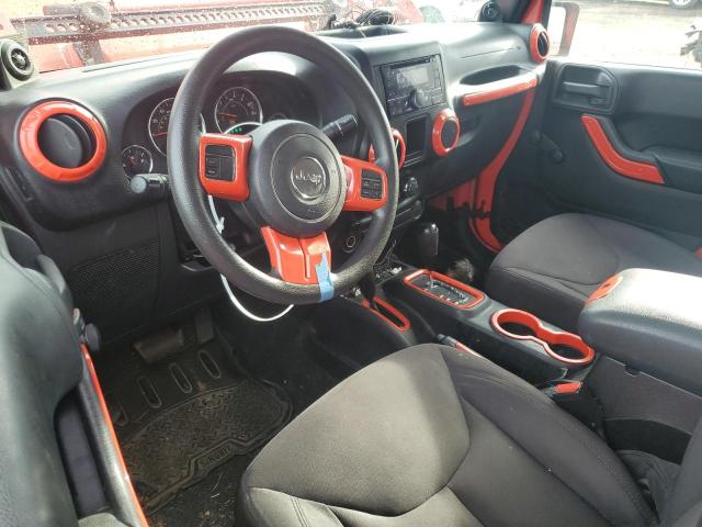 1C4AJWAG5DL666940 - 2013 JEEP WRANGLER SPORT 红色 照片 8