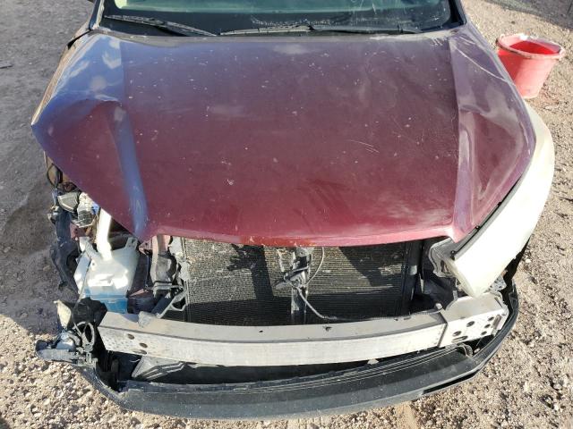 5TDJKRFH5FS114579 - 2015 TOYOTA HIGHLANDER XLE 勃艮第红 照片 12