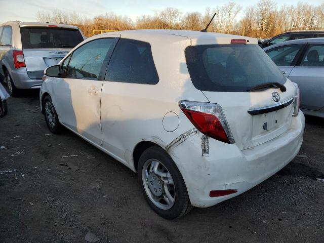 JTDJTUD30DD559974 - 2013 TOYOTA YARIS WHITE photo 2