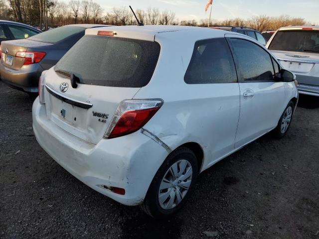 JTDJTUD30DD559974 - 2013 TOYOTA YARIS WHITE photo 3