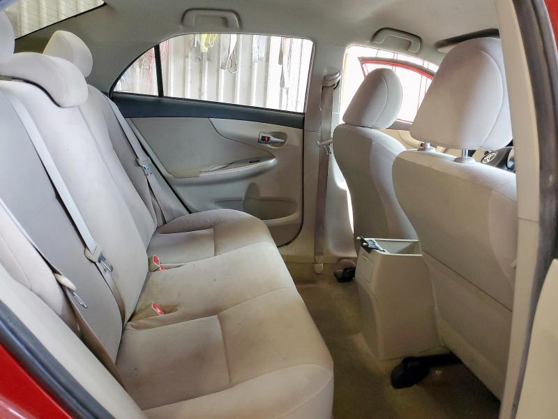 JTDBU4EE1B9159665 - 2011 TOYOTA COROLLA BASE RED photo 10