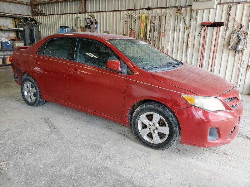JTDBU4EE1B9159665 - 2011 TOYOTA COROLLA BASE RED photo 4