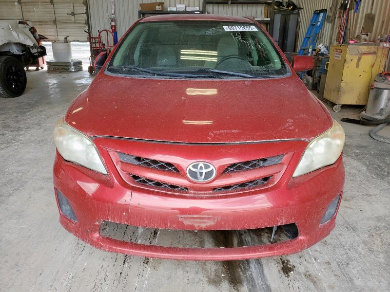 JTDBU4EE1B9159665 - 2011 TOYOTA COROLLA BASE RED photo 5