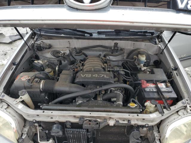 5TBRT34156S479629 - 2006 TOYOTA TUNDRA ACCESS CAB SR5 GRAY photo 11