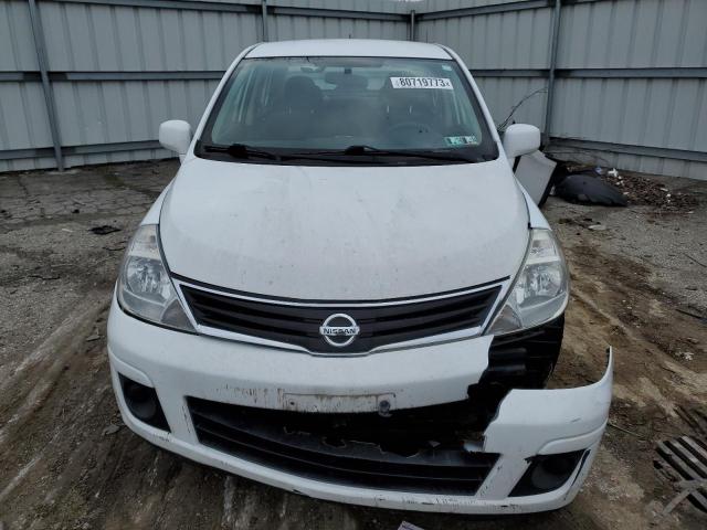 3N1BC1AP8BL449212 - 2011 NISSAN VERSA S WHITE photo 5