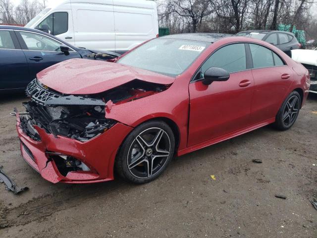 W1K5J4HB9MN153426 - 2021 MERCEDES-BENZ CLA 250 4MATIC RED photo 1