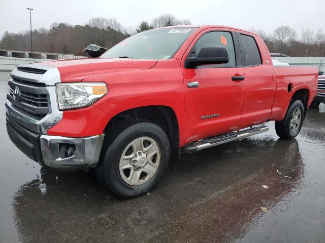 5TFUW5F10EX361028 - 2014 TOYOTA TUNDRA DOUBLE CAB SR/SR5 RED photo 1