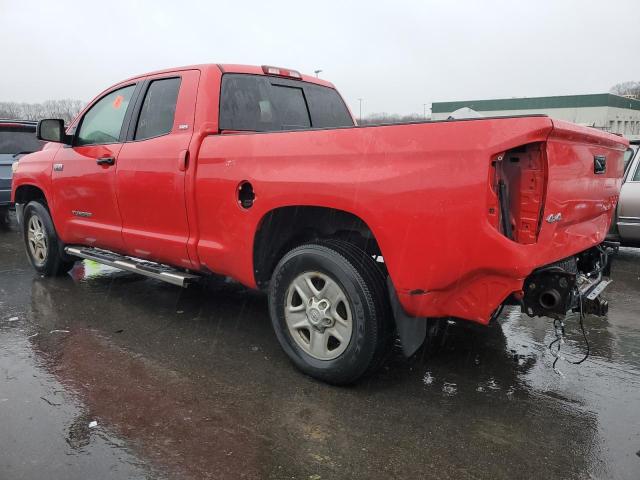 5TFUW5F10EX361028 - 2014 TOYOTA TUNDRA DOUBLE CAB SR/SR5 RED photo 2