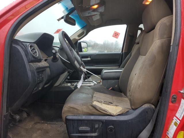 5TFUW5F10EX361028 - 2014 TOYOTA TUNDRA DOUBLE CAB SR/SR5 RED photo 7