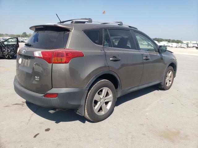 JTMRFREV9DD024309 - 2013 TOYOTA RAV4 XLE GRAY photo 3