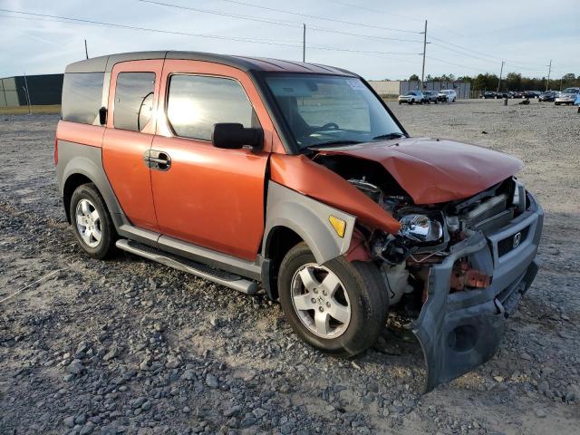 5J6YH28625L004809 - 2005 HONDA ELEMENT EX ORANGE photo 4