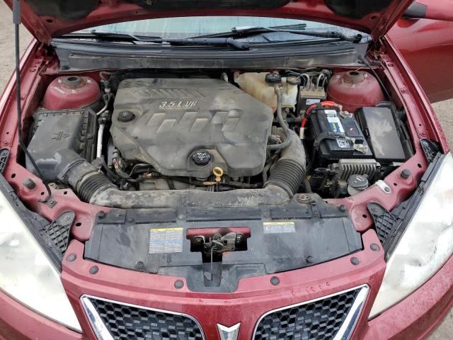 1G2ZJ57K894236107 - 2009 PONTIAC G6 RED photo 11