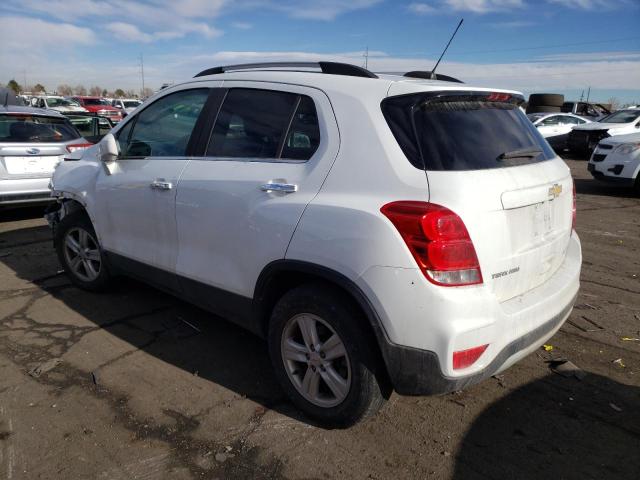 KL7CJPSB0LB025195 - 2020 CHEVROLET TRAX 1LT WHITE photo 2