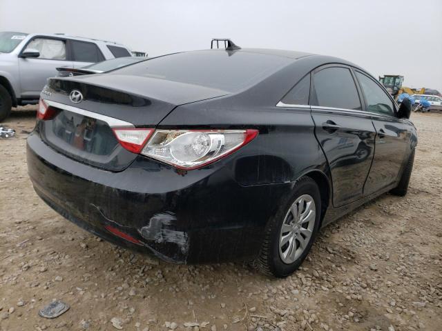 5NPEB4AC9BH088780 - 2011 HYUNDAI SONATA GLS BLACK photo 3